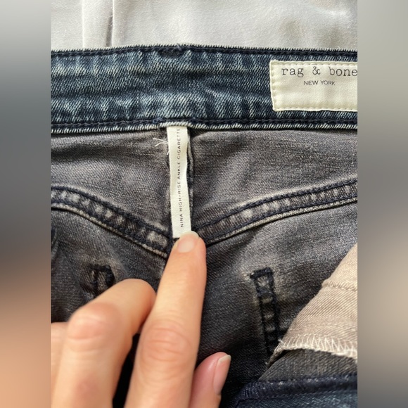 Rag & Bone Nina High Rise Cigarette - Picture 3 of 7